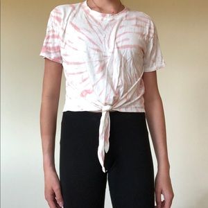 Tie Tye Hollister top with a front tie